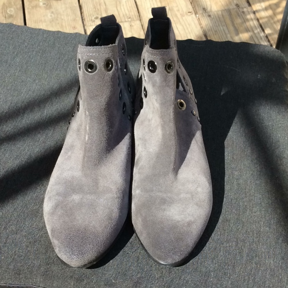 Sam Edelman Gray Rubin Grommet Bootie US 6